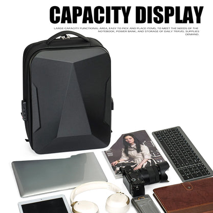 Expandable Men's Laptop Backpack – Business Travel & Gaming