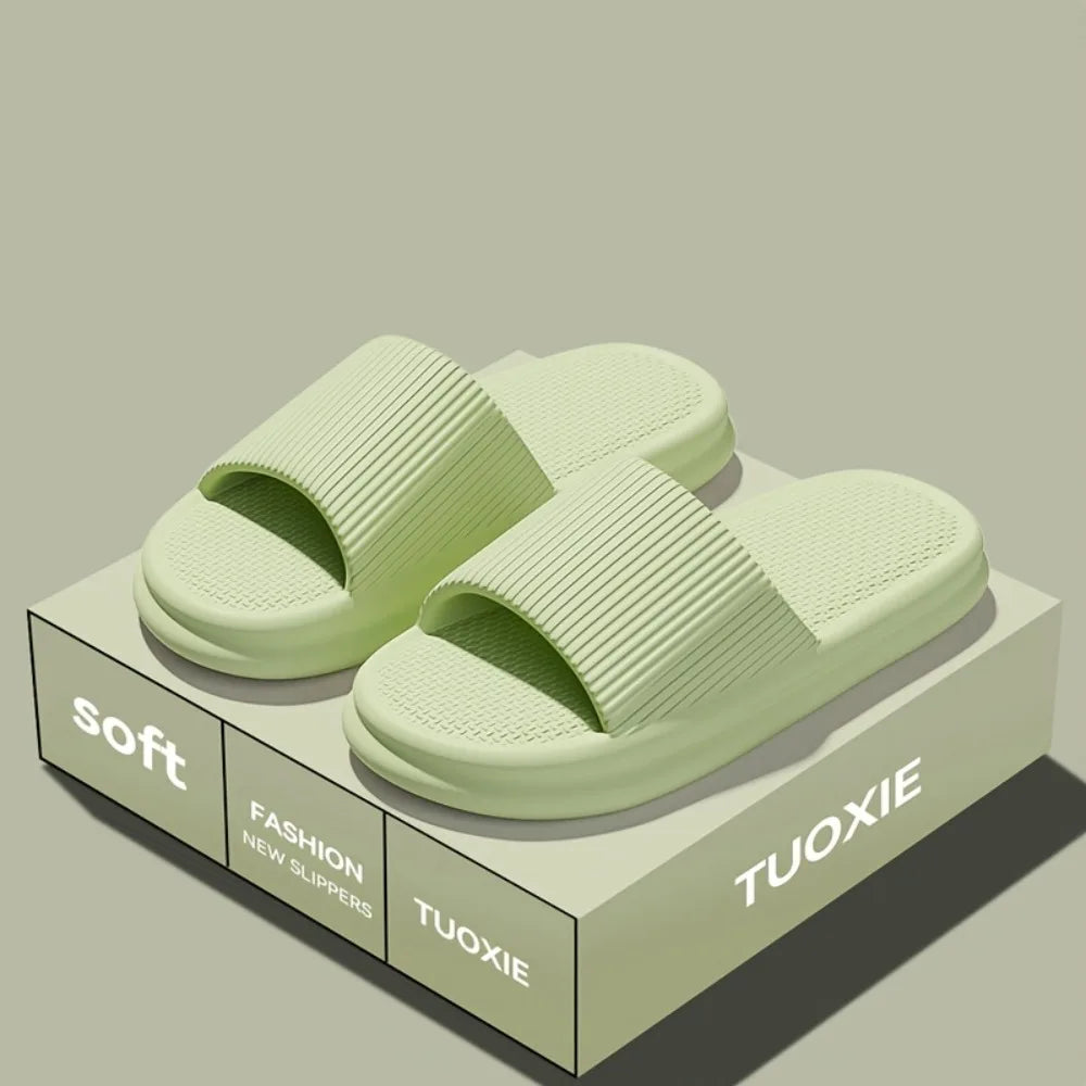 Soft EVA Slide Slippers – Anti-Slip Indoor Home Sandals for Men & Women