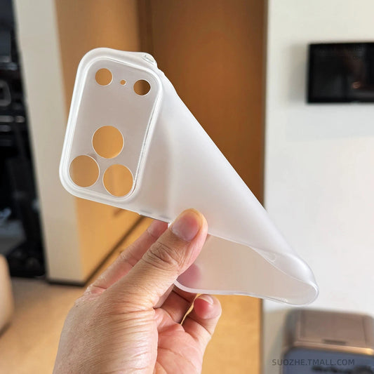 Ultra Thin Matte Translucent Soft TPU iPhone Case