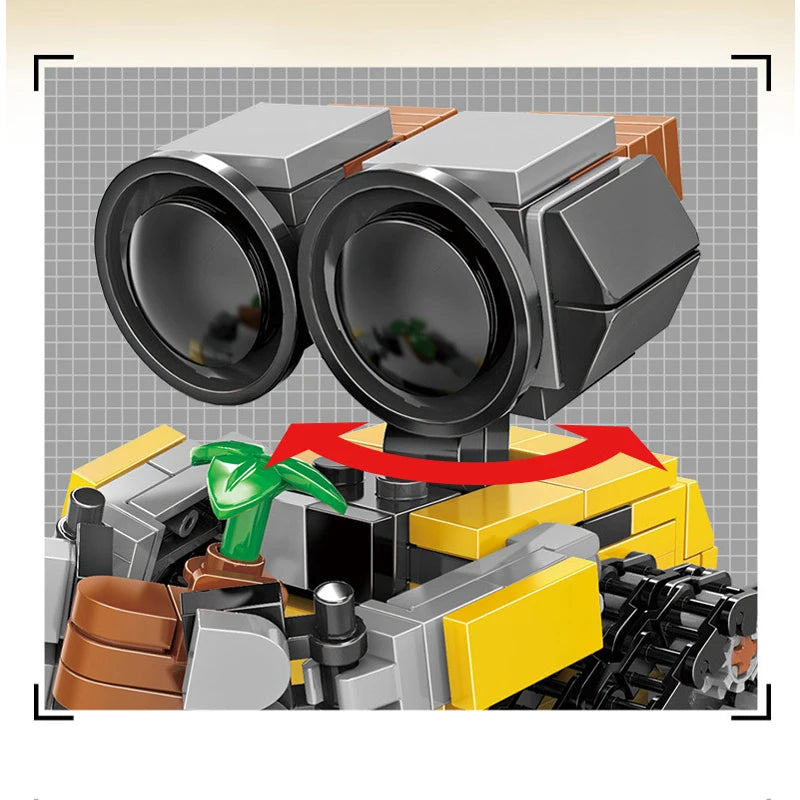 Wall-E Mini Building Block Kit – Pixar Movie Robot Model