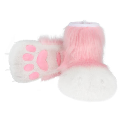 Animal Paw Slippers – Furry Claw Boots for Cosplay & Costume