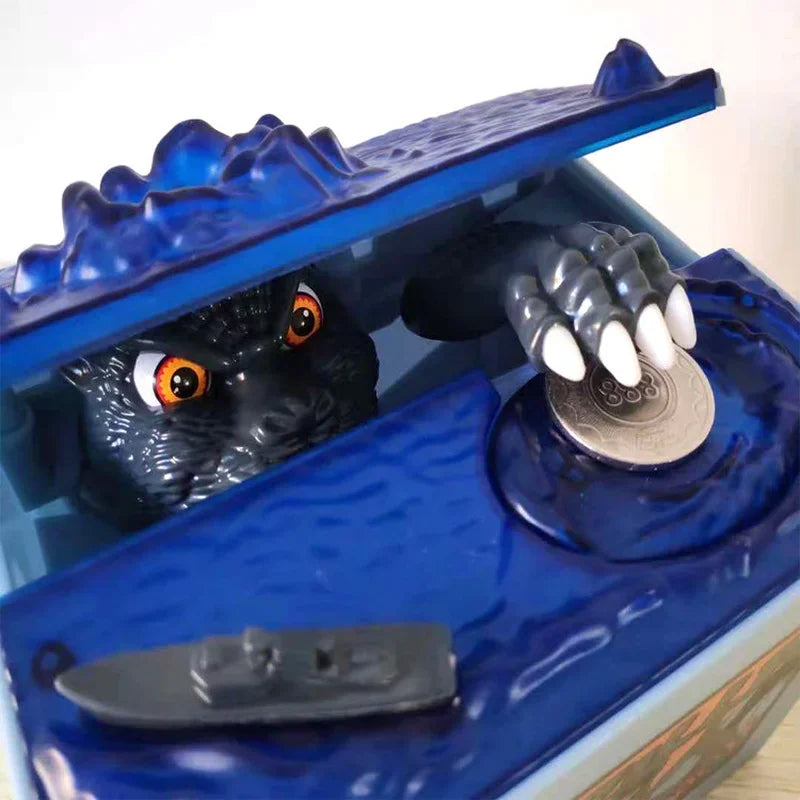 Godzilla Piggy Bank – Kids & Adults Coin Money Box