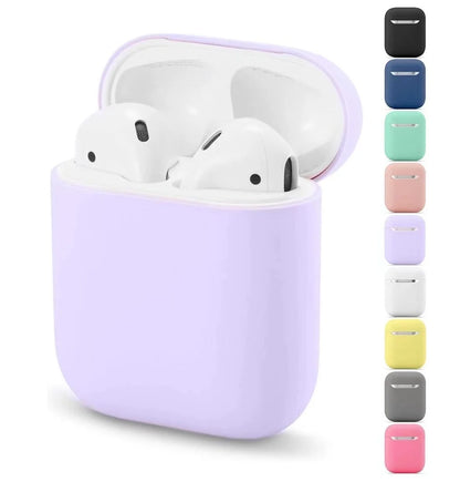 Silicone AirPods 1 & 2 Case – Soft Anti-Drop Protective Cover