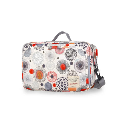Waterproof Baby Diaper Bag – Printed Wet Dry Reusable Maternity Bag