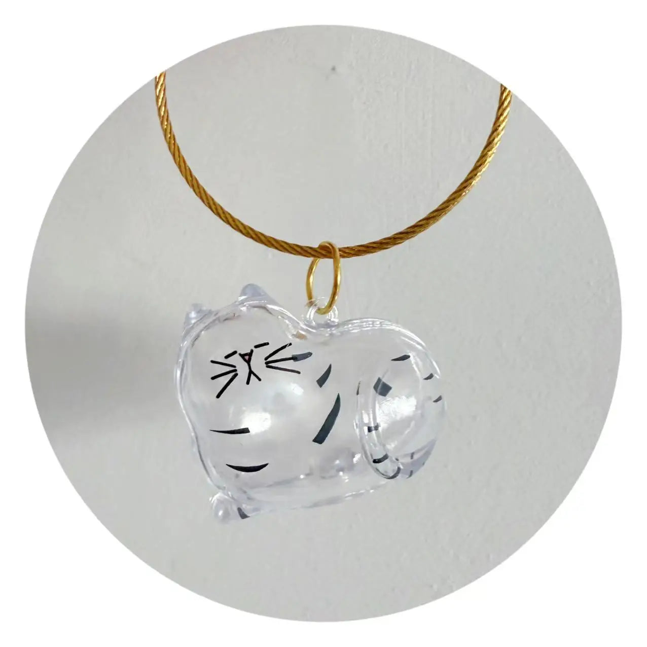 Pet Hair Memorial Keychain – Transparent Dog & Cat Pendant