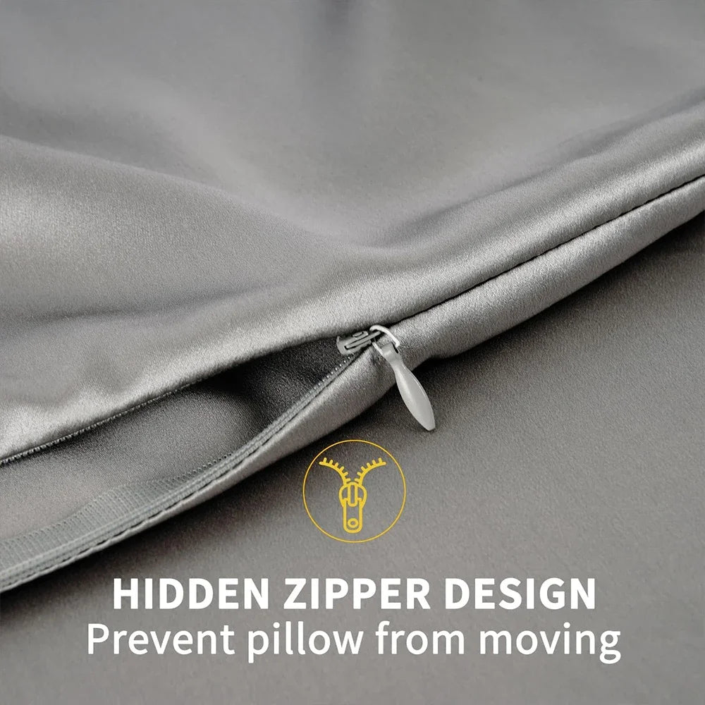 Mulberry Silk Pillowcase - Double-Sided with Hidden Zipper