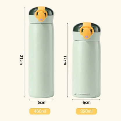 Kids Stainless Steel Insulated Water Bottle with Straw 10.8oz / 15.6oz