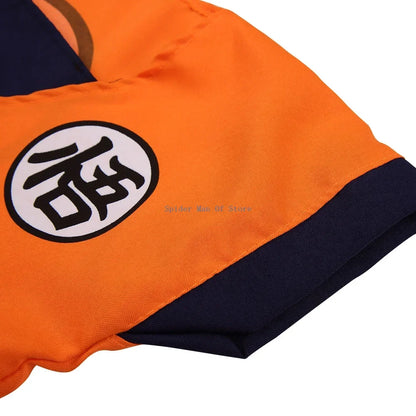 Son Goku Cosplay Costume Set – Dragon Ball Anime Outfit for Adults & Kids