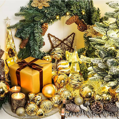 Christmas Ball Ornaments Set 24-36 Pcs – Tree Hanging Decorations