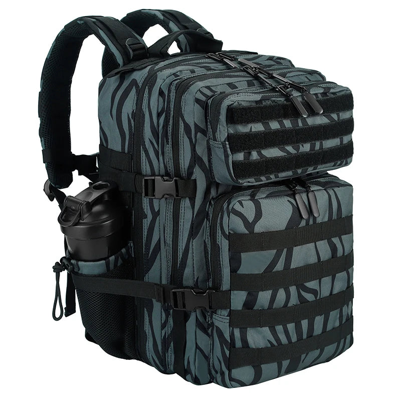 45L Tactical Backpack – Large Military Rucksack for Hiking & Gym