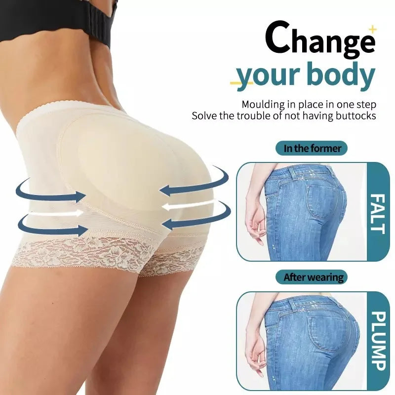 Women’s Padded Butt Lifter High Waist Tummy Control Shapewear