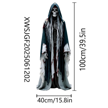 Halloween Hanging Skeleton Grim Reaper Decoration – Indoor & Outdoor Horror Decor