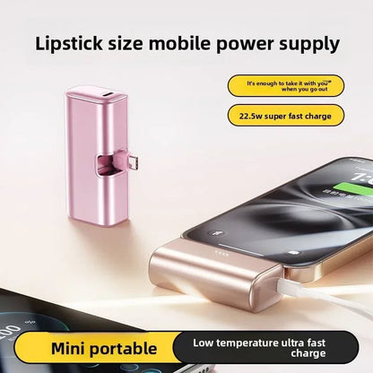 Lenovo Mini Power Bank 30000–50000mAh – USB-C & Lightning Fast Charge