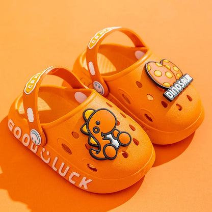 Kids Cartoon Dinosaur Clog Sandals – Baby & Toddler Beach Shoes