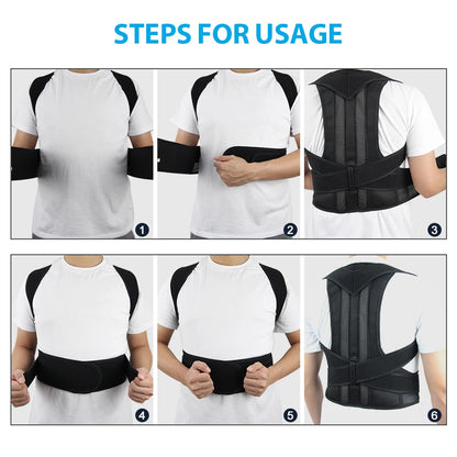 Posture Corrector Back Brace – Clavicle & Shoulder Support for Men & Women