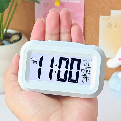 Smart Digital Alarm Clock – Glow-in-the-Dark LED Bedside Clock