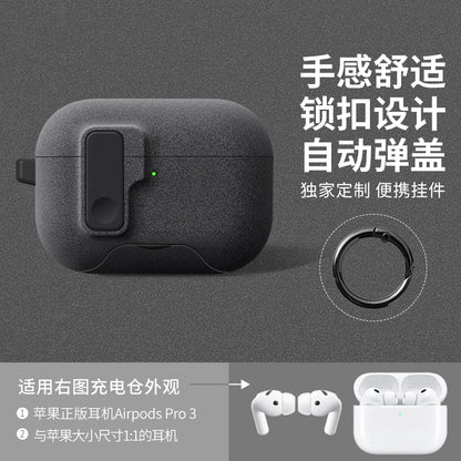 AirPods Pro 3 Case with Phone Stand, Magnetic Lock & Carabiner