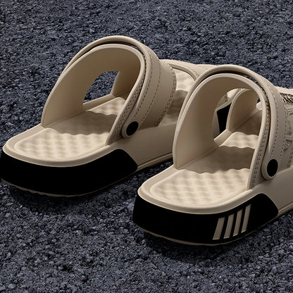 Men's Platform Slides Sandals – EVA Soft Sole, Indoor & Outdoor