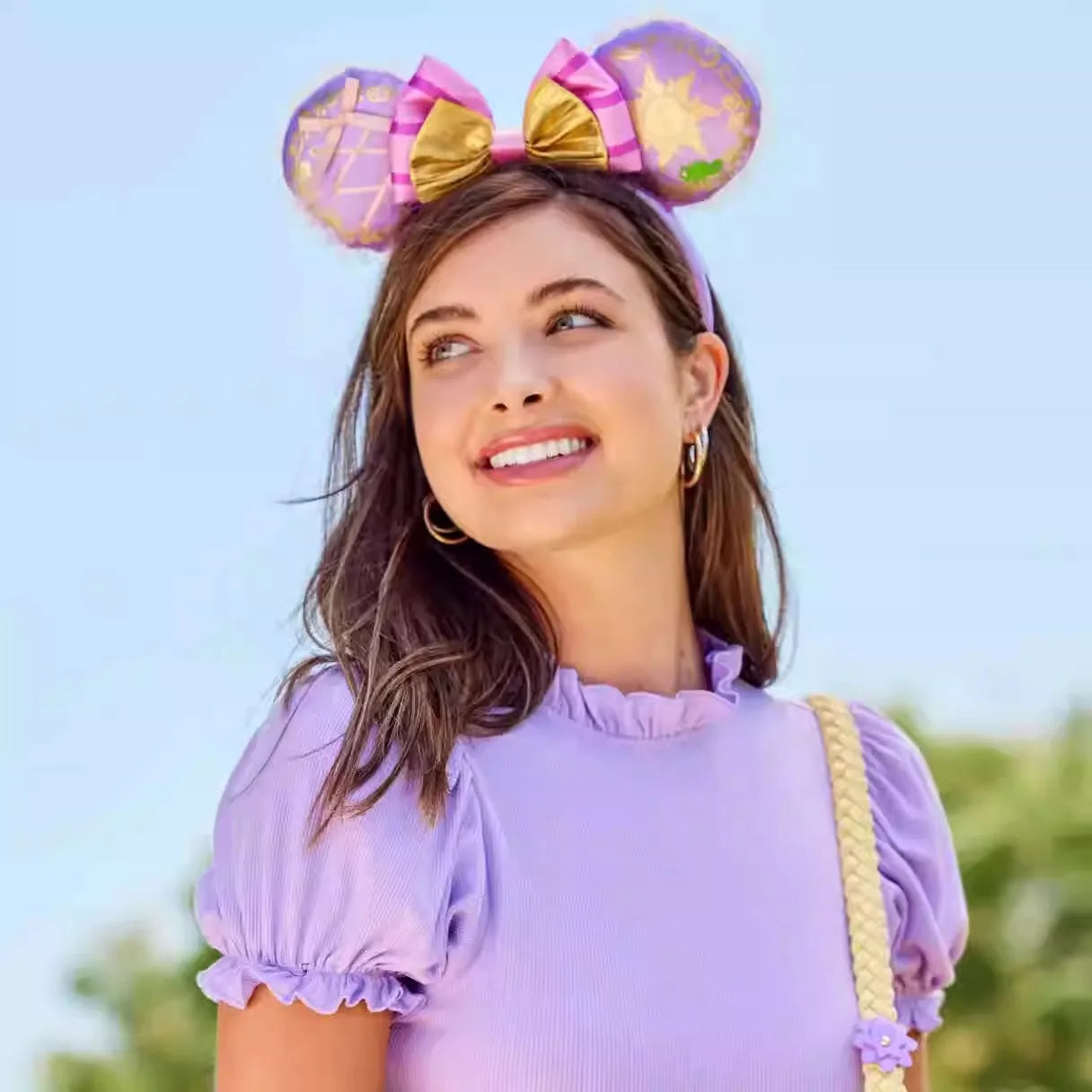 Disney Minnie Mouse Ears Headband – Sequin Bow Princess & Villain Styles