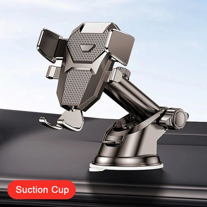 Car Phone Holder 360° Rotation – Vent & Suction Cup Mount