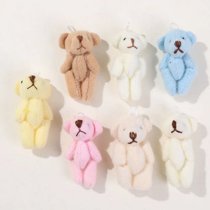 Mini Teddy Bear Plush Toys Set of 20 – Kawaii Joint Movable Bears