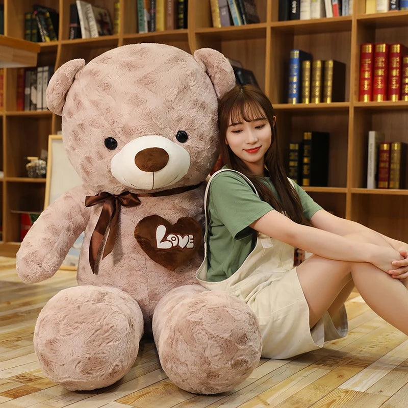Teddy Bear Plush Doll – Stuffed Animal Pillow Gift for Kids & Lovers