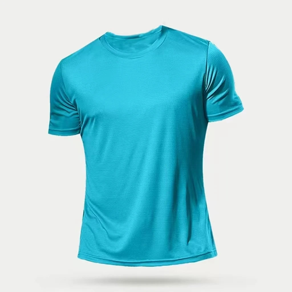 Men's Quick Dry Running T-Shirt – Loose Breathable Sport Tee