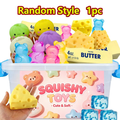 Kawaii Mochi Squishy Blind Box Mystery Fidget Toy