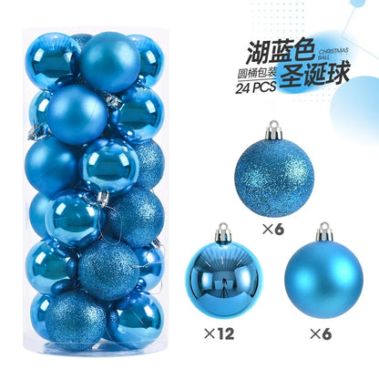 Christmas Ball Ornaments Set 24-36 Pcs – Tree Hanging Decorations