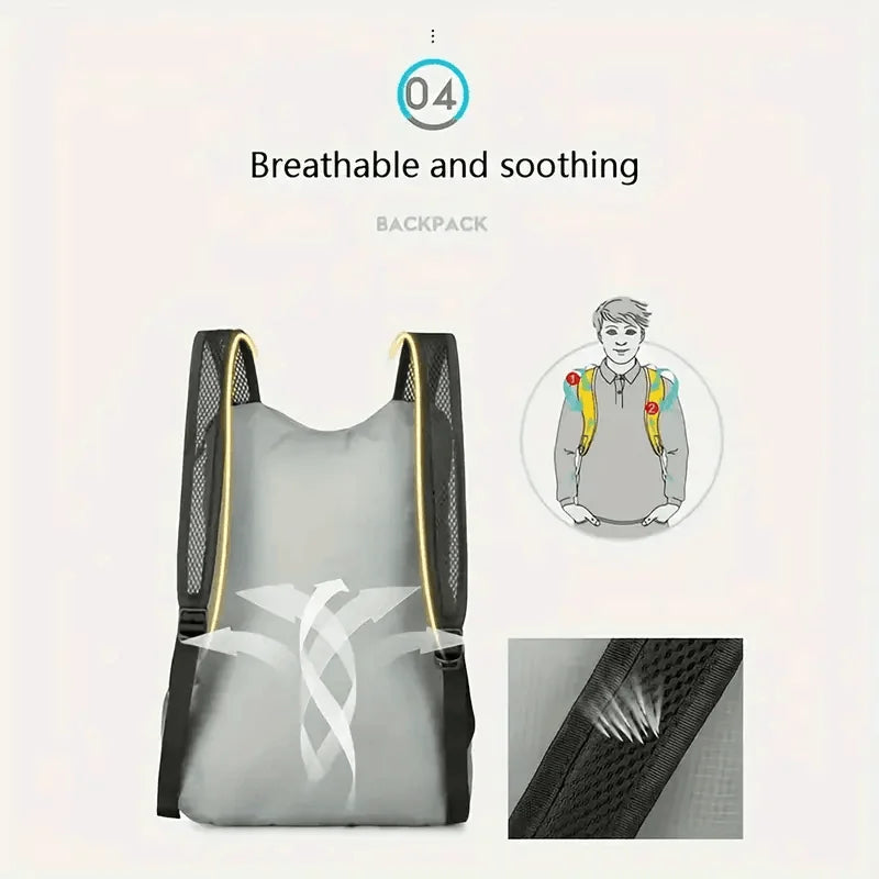 Foldable Ultralight Backpack – Packable Daypack for Cycling, Hiking & Travel