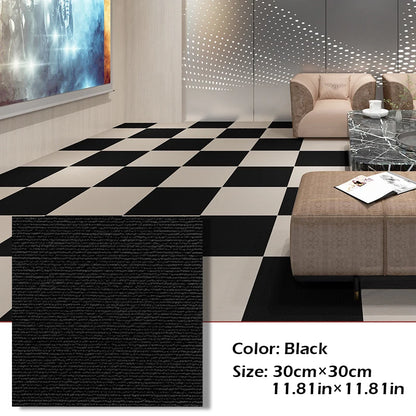 Self-Adhesive Carpet Tiles 12x12in – Anti-Slip DIY Floor Mat for Home & Office