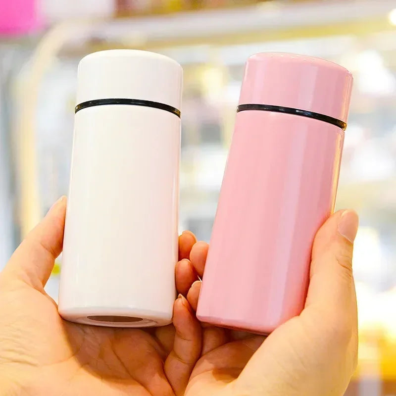 Mini Stainless Steel Thermos 160ml – Portable Pocket Flask for Coffee & Water