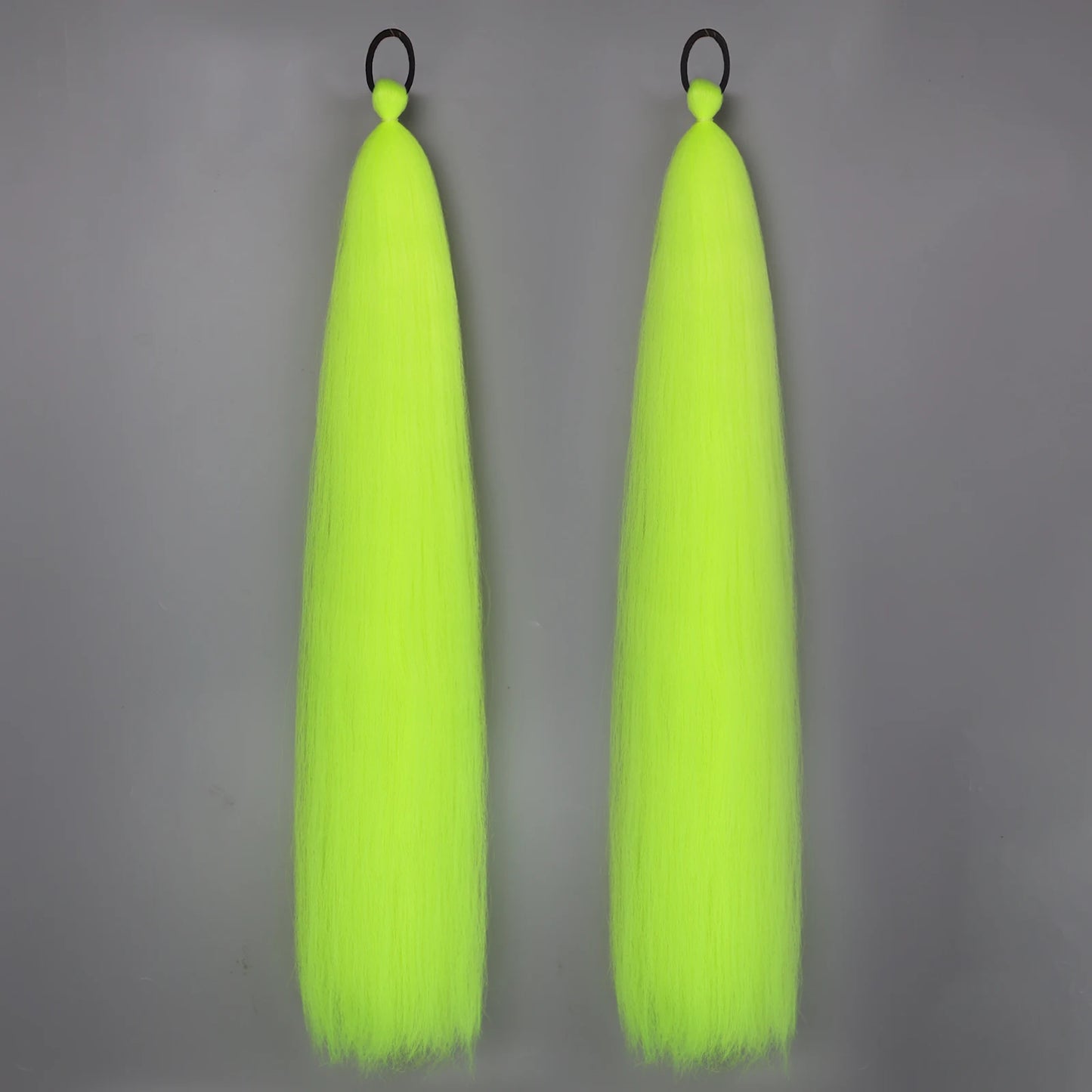 Synthetic Ponytail Extension – Long Straight Wrap-Around Hairpiece (2 Pcs)