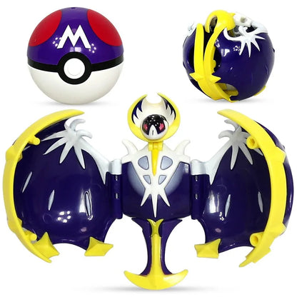 12 Style Pokémon Ball Pikachu Mewtwo Action Figure Collection