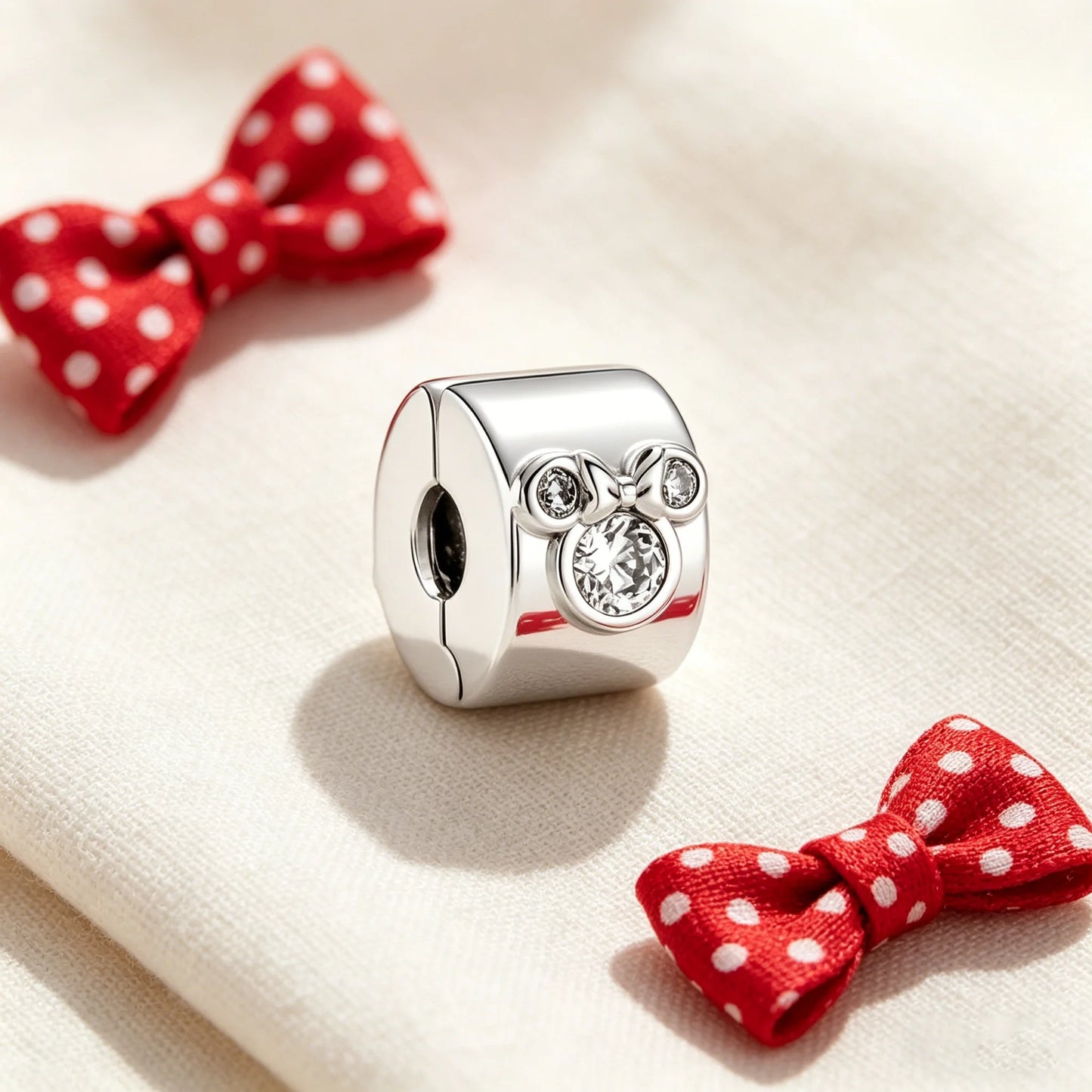 Disney Character Charm Bead – Fits Snake Chain Bracelet & Necklace