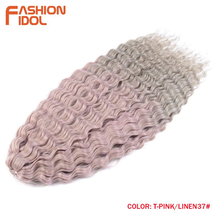 Water Wave Crochet Braiding Hair – Ariel Curl 22 Inch