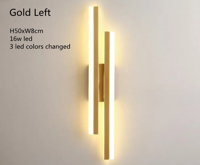 LED Wall Sconce – Modern Acrylic Pipe Lamp for Bedroom & Living Room