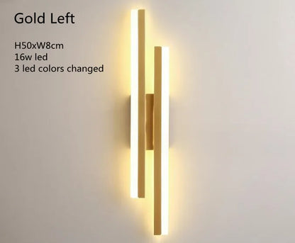 LED Wall Sconce – Modern Acrylic Pipe Lamp for Bedroom & Living Room