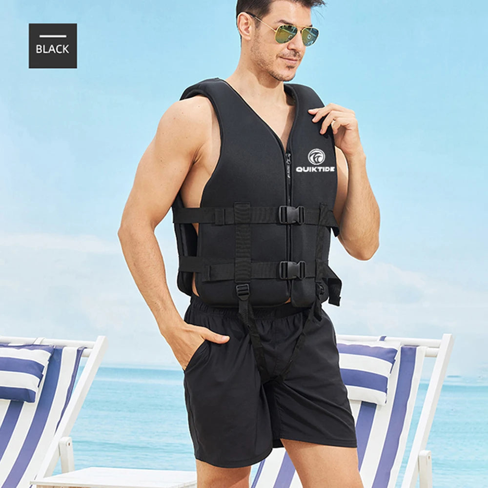 Neoprene Life Jacket for Adults and Kids Water Sports