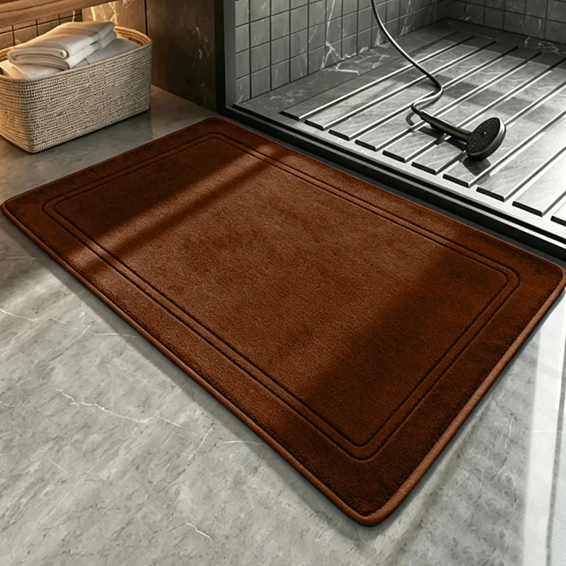 Soft Bathroom Rug – Quick Dry, Non-Slip Bath Mat