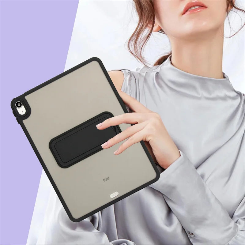 iPad Case PC TPU Stand Cover with Kickstand – Multi-Model