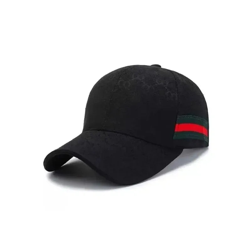 UV Protection Baseball Cap – Striped Adjustable Outdoor Sun Hat