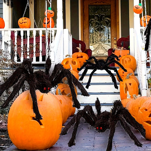 Giant Halloween Spider Decoration – Indoor & Outdoor Prop