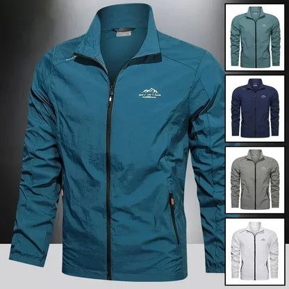 Men's UPF 100+ UV Protection Windbreaker Jacket – Ultra-Light