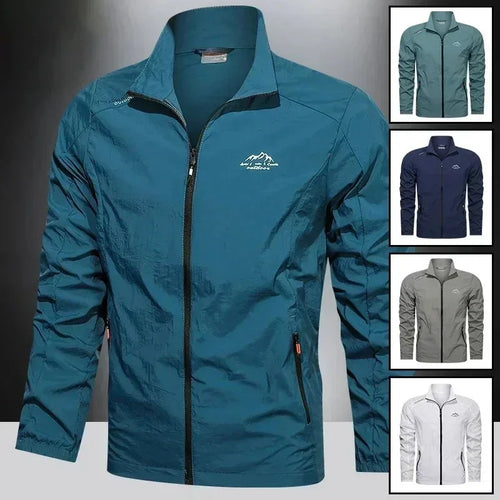 Men's UPF 100+ UV Protection Windbreaker Jacket – Ultra-Light