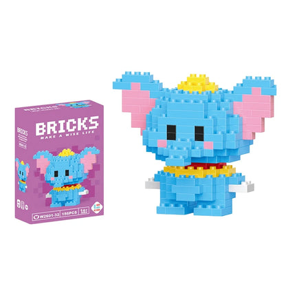 Cartoon Character Mini Building Blocks Set – DIY Brick Figures
