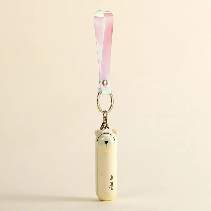 Portable Mini USB Rechargeable Handheld Fan 2-in-1 Desk & Hand Fan with Cute Design