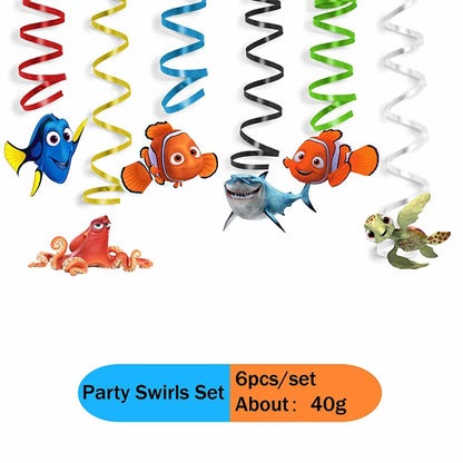 Finding Nemo Party Supplies – Disney Kids Birthday Tableware Decoration Set