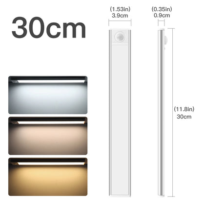 Motion Sensor LED Light Bar – USB Rechargeable, Magnetic Mount