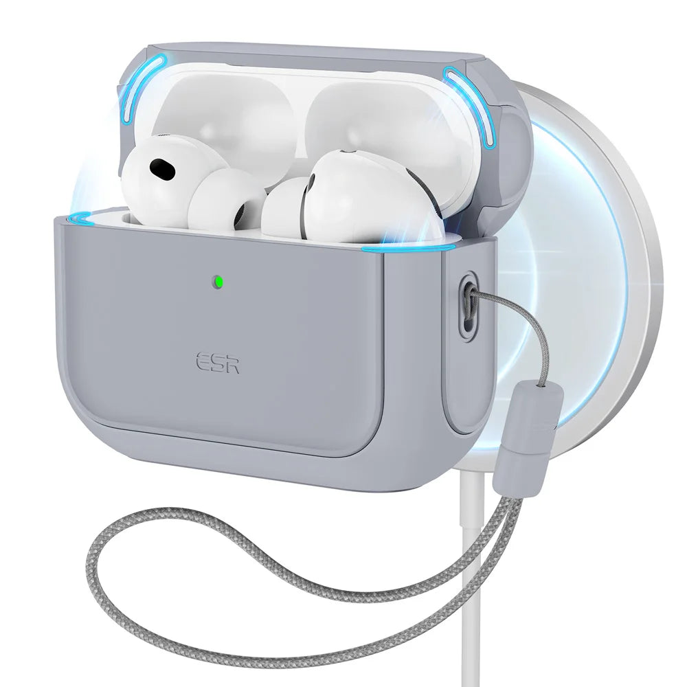 ESR AirPods Pro Case – Heavy-Duty Drop Protection with Carabiner Clip